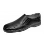 Pantofi barbati casual din piele naturala - Model perforat Negru 504N